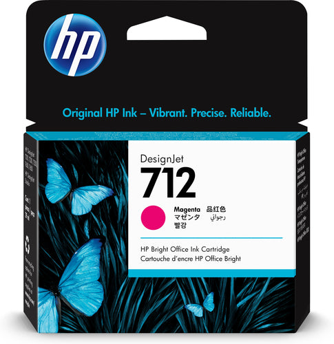 HP 712 29-ml Magenta DesignJet Ink Cartridge HP 712 29-ml Magenta DesignJet Ink Cartridge